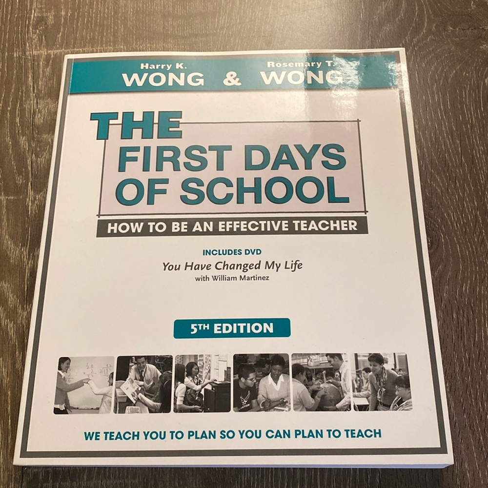 The First Days of School -- Harry K. Wong - *NEW*